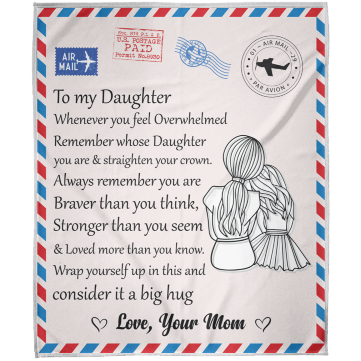 To My Daughter | Fleece Blanket