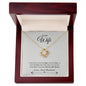 To My Wife | Love Knot Necklace