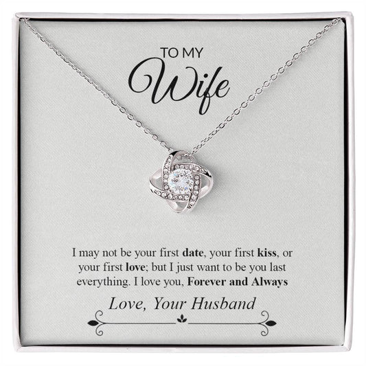 To My Wife | Love Knot Necklace